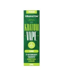 Krakatom - 7-Hydroxy Kratom Vape - Lime