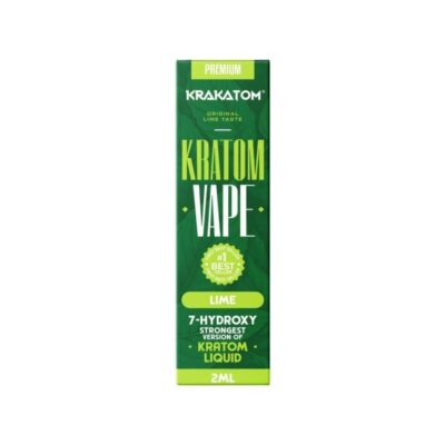 Krakatom - 7-Hydroxy Kratom Vape - Lime