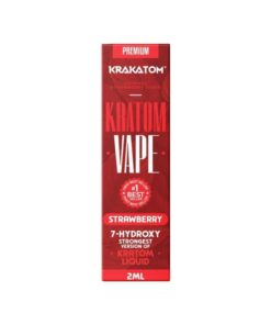 Krakatom - 7-Hydroxy Kratom Vape - Strawberry